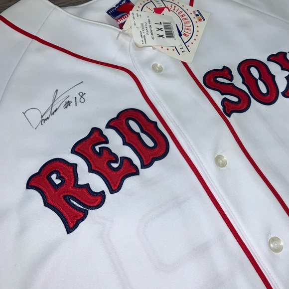 NEW Signed Daisuke Matsuzaka Boston Red Sox MLB Jersey Size XXL Majestic - Picture 10 of 10